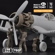 1/48 Ground Service Crew Set, 1/48 - Magic Factory 7507