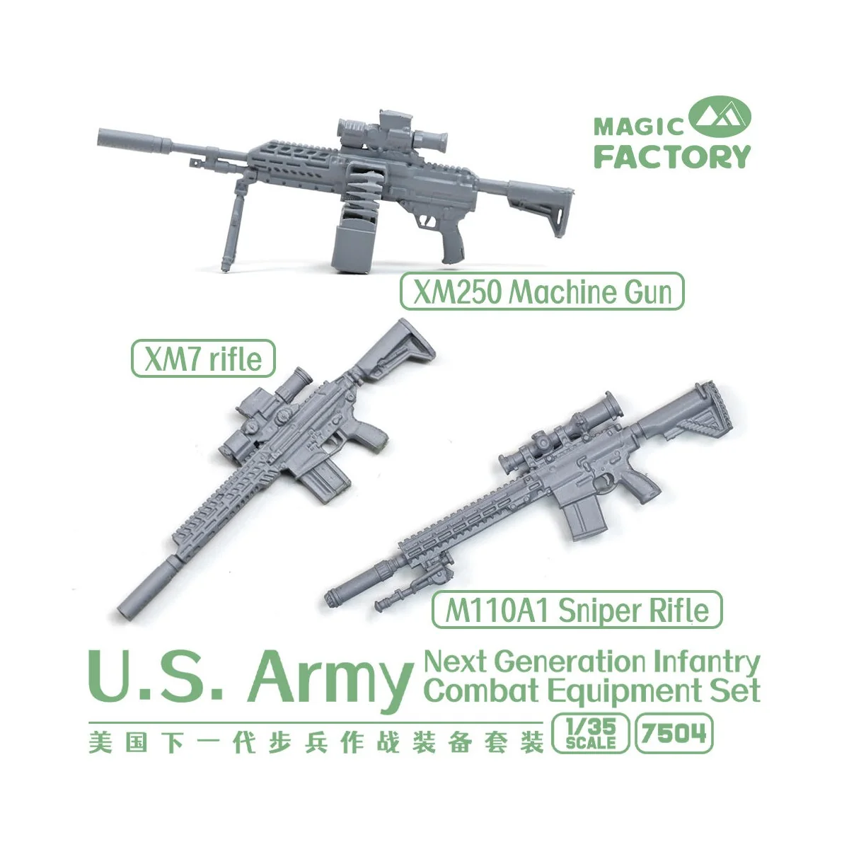 U.S.Army Next Generation Infantry Combat Equipment Resin Set - Magi...