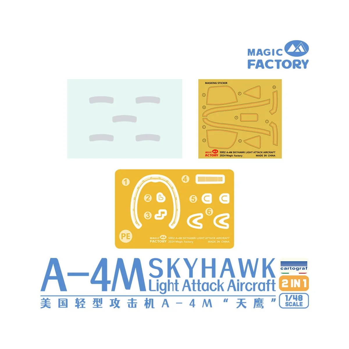 A-4M Skyhawk Light Attack Aircraft, 1/48 - Magic Factory 5002