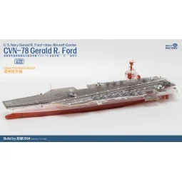 Clear Painted Colorful U.S. Navy Gerald R. Ford-class aircraft carr...