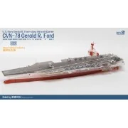 Clear Painted Colorful U.S. Navy Gerald R. Ford-class aircraft carr... Clear Painted Colorful U.S. Navy Gerald R. Ford-class aircraft carr...