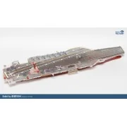 Clear Painted Colorful U.S. Navy Gerald R. Ford-class aircraft carr... Clear Painted Colorful U.S. Navy Gerald R. Ford-class aircraft carr...