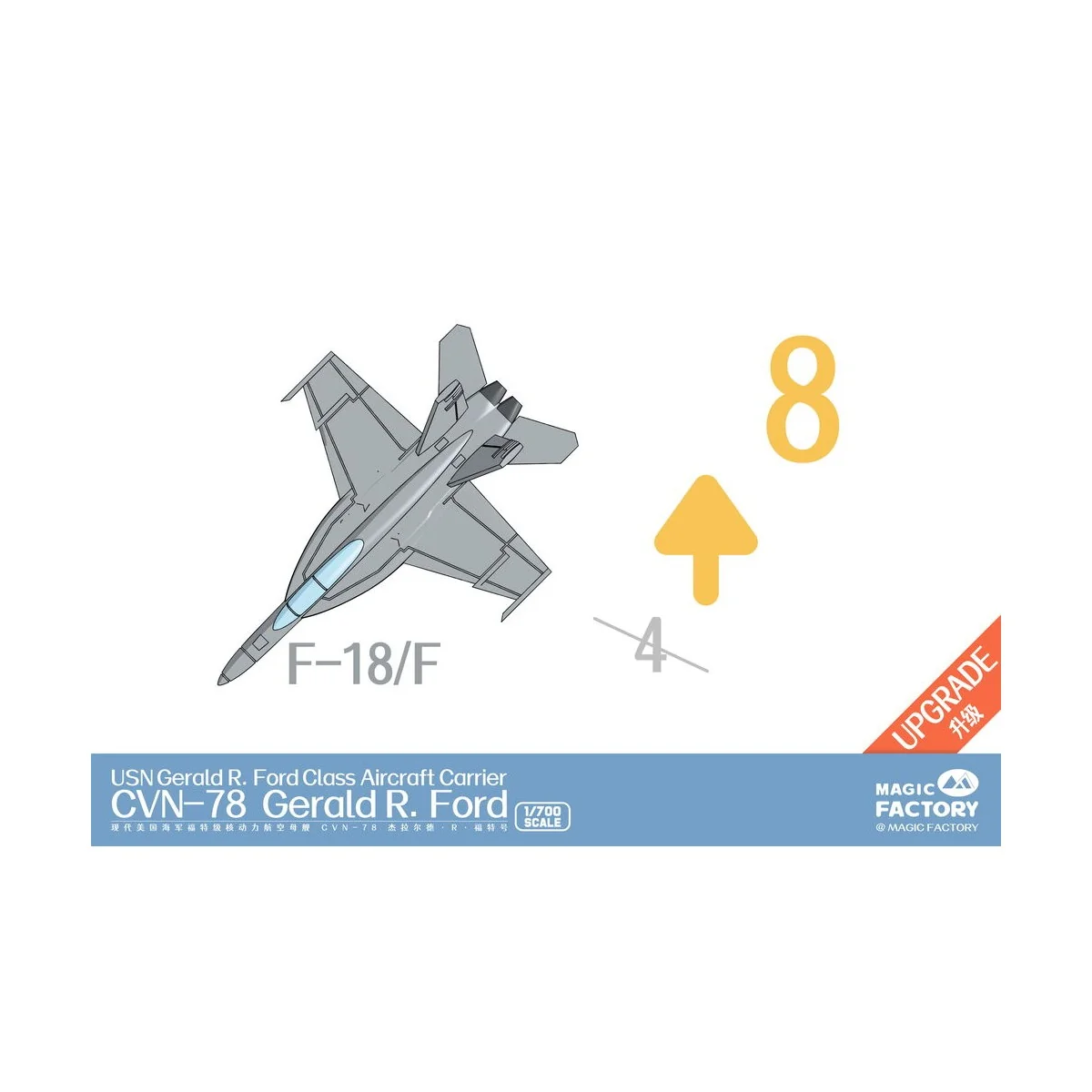 Clear Painted Colorful U.S. Navy Gerald R. Ford-class aircraft carr... Clear Painted Colorful U.S. Navy Gerald R. Ford-class aircraft carr...