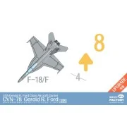 Clear Painted Colorful U.S. Navy Gerald R. Ford-class aircraft carr... Clear Painted Colorful U.S. Navy Gerald R. Ford-class aircraft carr...