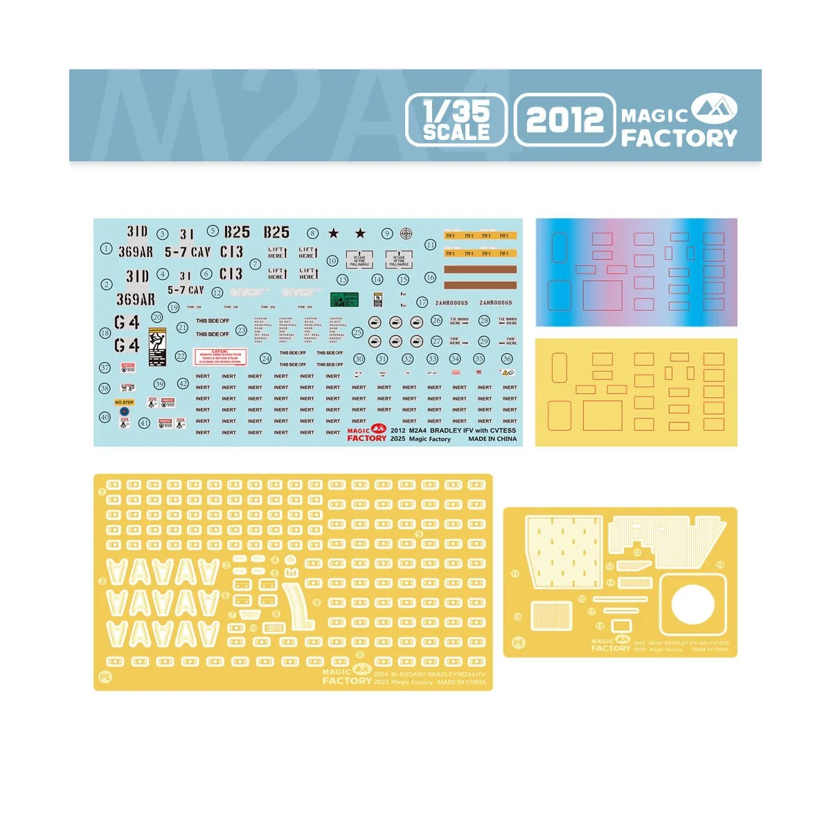M2A4 Bradley IFV w CVTESS, 1/35 - Magic Factory 2012