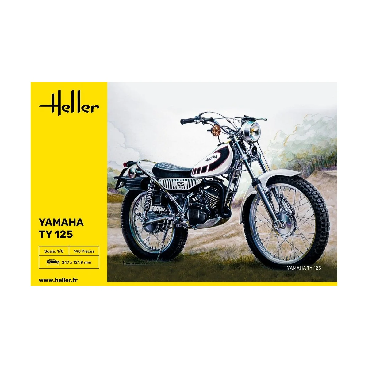 Yamaha TY 125, 1/8 - Heller 80902