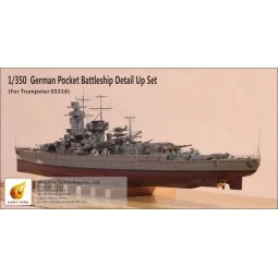 Admiral Graf Spee Detail Up Set(f.Trumpet (f.Trumpeter 05316), 1/35...