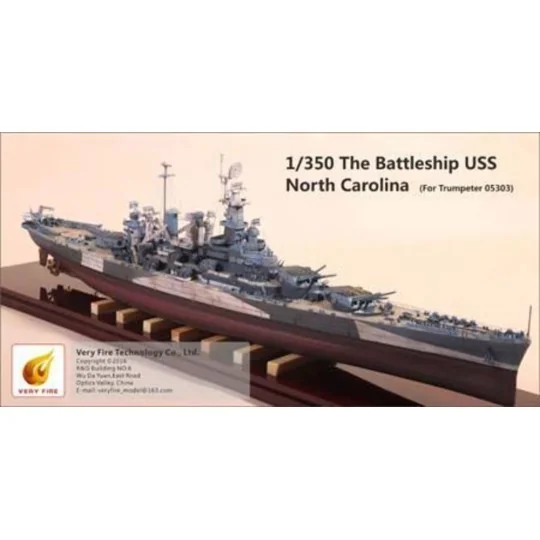USS North Carolina (for Trumpeter 05303), 1/350 - Very Fire VF350002