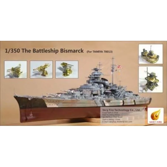 The Battle Ship Bismarck(f.Tamiya 78013 - Very Fire VF350003