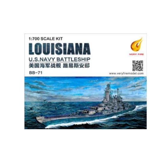Louisiana U.S.Navy Battleship BB-71, 1/700 - Very Fire VF700902 Louisiana U.S.Navy Battleship BB-71, 1/700 - Very Fire VF700902