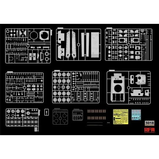 Panther Ausf.G Early/Late productions, 1/35 - Rye Field Model 5018 Panther Ausf.G Early/Late productions, 1/35 - Rye Field Model 5018