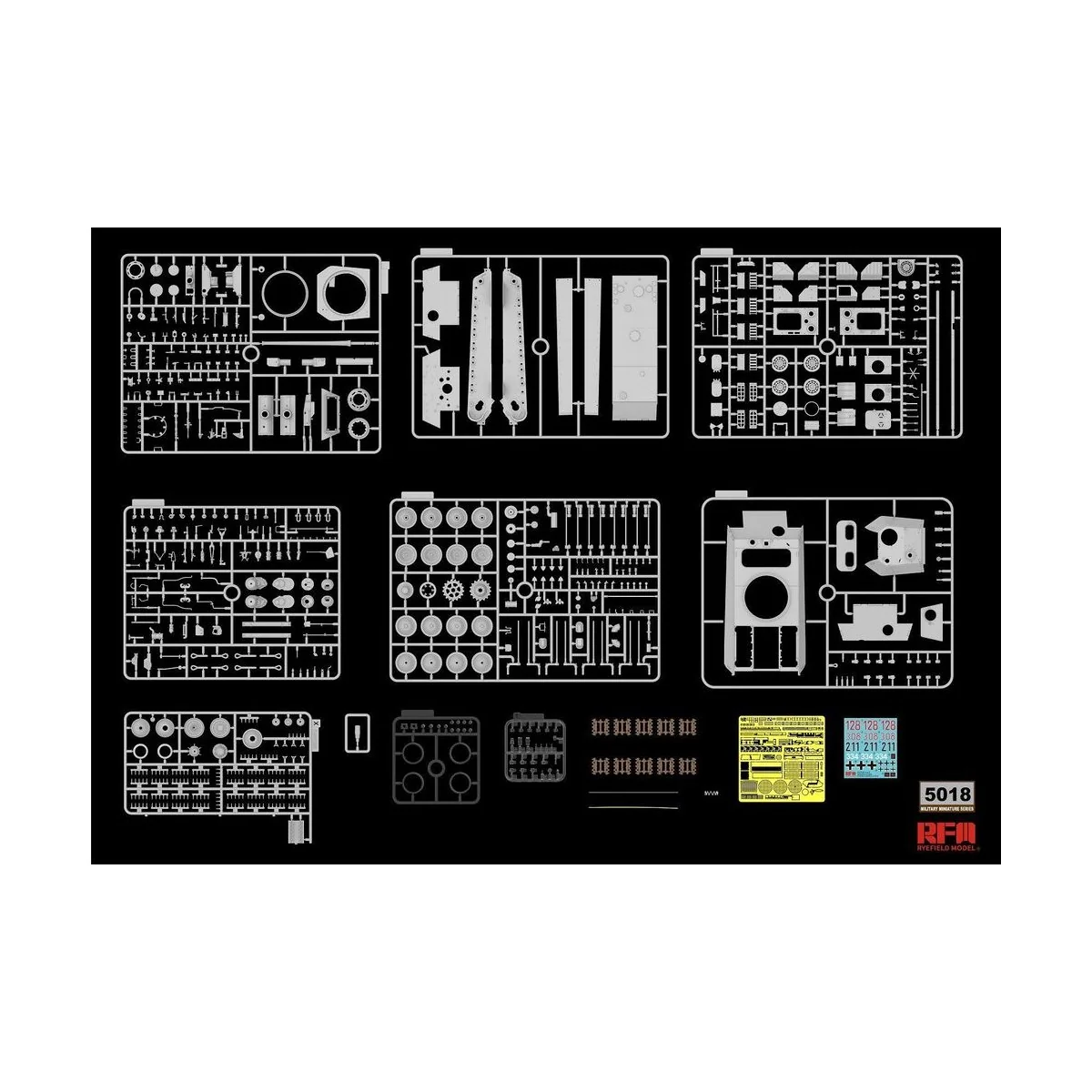 Panther Ausf.G Early/Late productions, 1/35 - Rye Field Model 5018 Panther Ausf.G Early/Late productions, 1/35 - Rye Field Model 5018