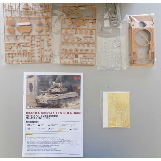M551A1/ A1TTS SHERIDAN, 1/35 - Rye Field Model 5020