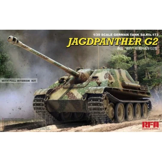Jagdpanther G2 with full interior&workab track links, 1/35 - Rye Fi... Jagdpanther G2 with full interior&workab track links, 1/35 - Rye Fi...