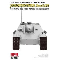 Workable Track Links for Jagdpanther, 1/35 - Rye Field Model 5024