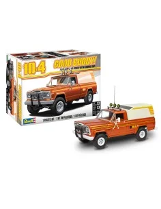 Jeep J-10 pickup with camper, 1/24 - Revell 14568