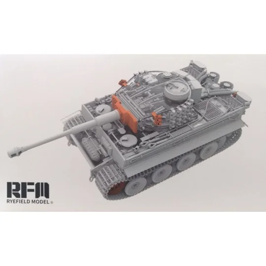 TIGER EARLY PRODUCTION W/FULL INTERIOR, 1/35 - Rye Field Model 5025