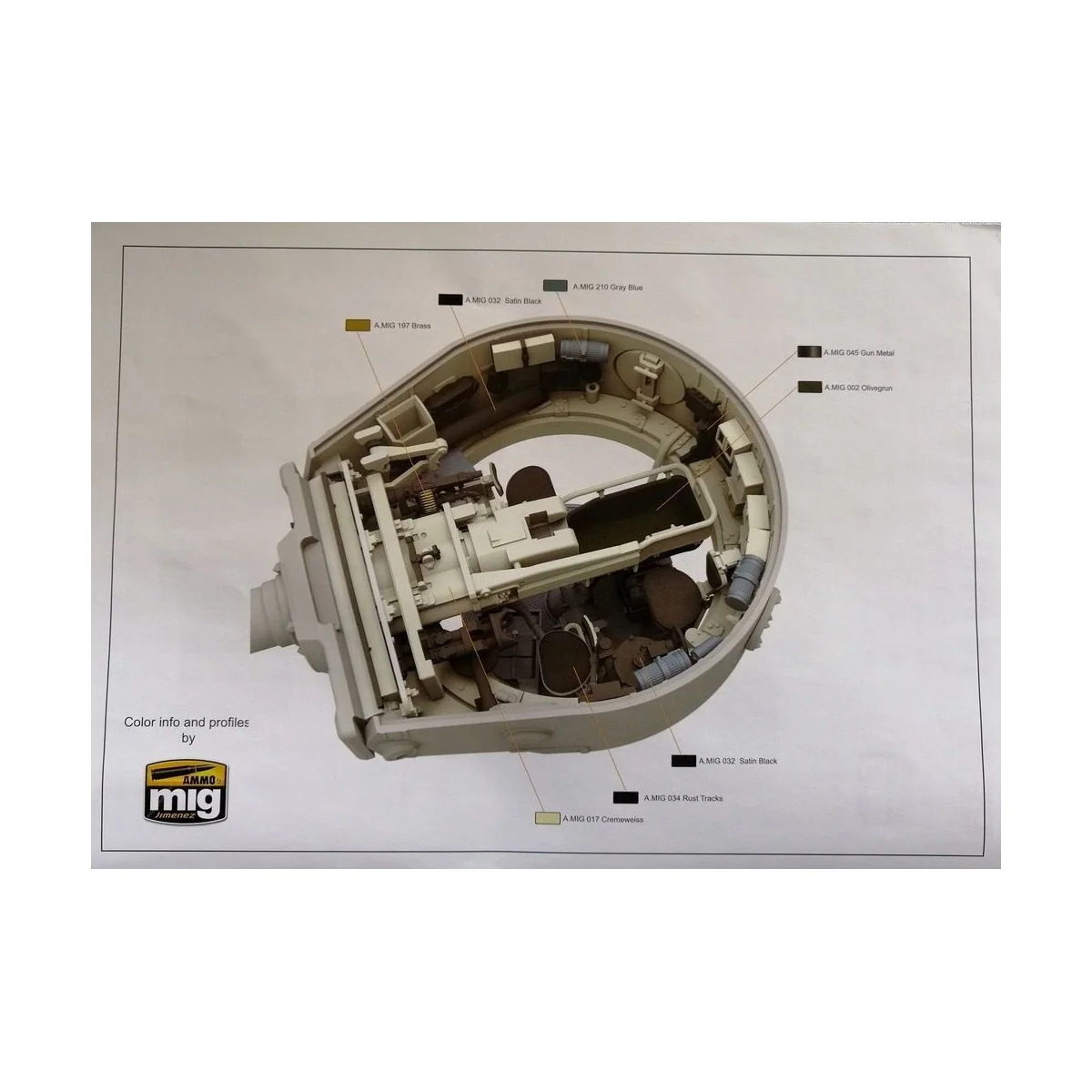 TIGER EARLY PRODUCTION W/FULL INTERIOR, 1/35 - Rye Field Model 5025