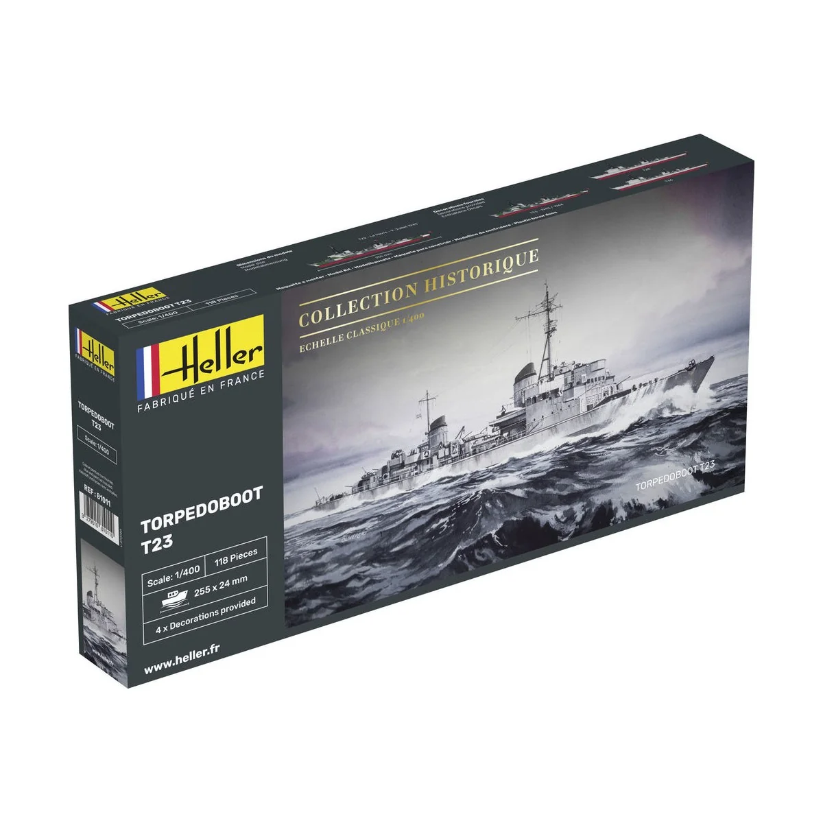 Torpedoboot T23 - Heller 81011