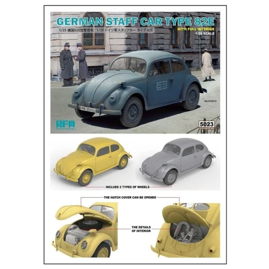 German Staff Car Type 82E, 1/35 - Rye Field Model 5023