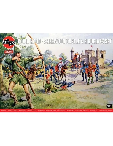 [NO_DESC] Robin Hood - Sherwood Castle & Figurines Set, 1/76 - Airf...