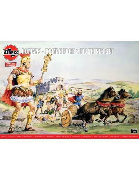 Romans - Roman Fort & Figurines Set, 1/76 - Airfix A06705V
