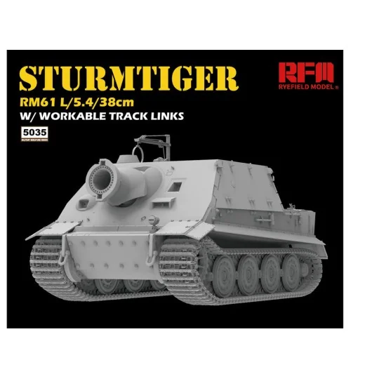 Sturmtiger w/workable track links - Rye Field Model 5035
