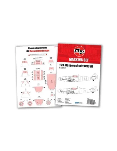 Masking Set Messerschmitt Bf109G-5/G-6, 1/24 - Airfix A65009