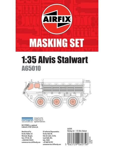 Masking Set - Alvis Stalwart, 1/35 - Airfix A65010