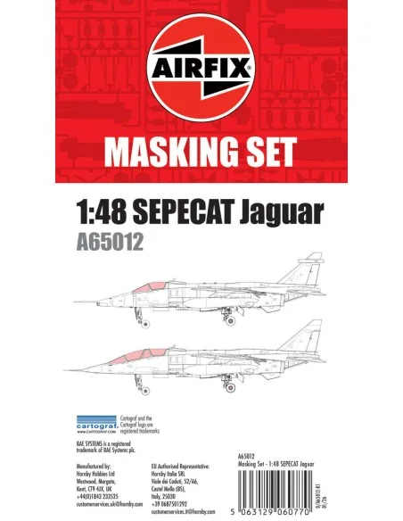 [NO_DESC] Masking Set - SEPECAT Jaguar, 1/48 - Airfix A65012