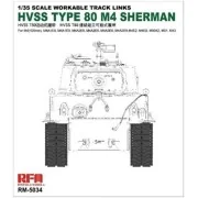 Workable track links for Hvss t80-track for M4 Sherman - Rye Field ...