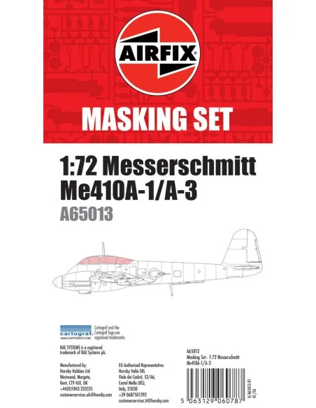 Masking Set - Me410, 1/72 - Airfix A65013