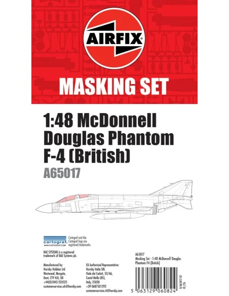 Masking Set - Phantom FG.1, 1/48 - Airfix A65017