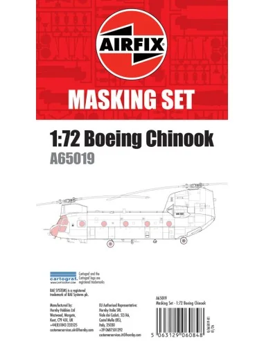 Masking Set - Boeing Chinook, 1/72 - Airfix A65019