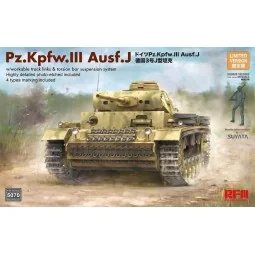 Pz. Kpfw. III Ausf. J w/workable track links - Rye Field Model 5070