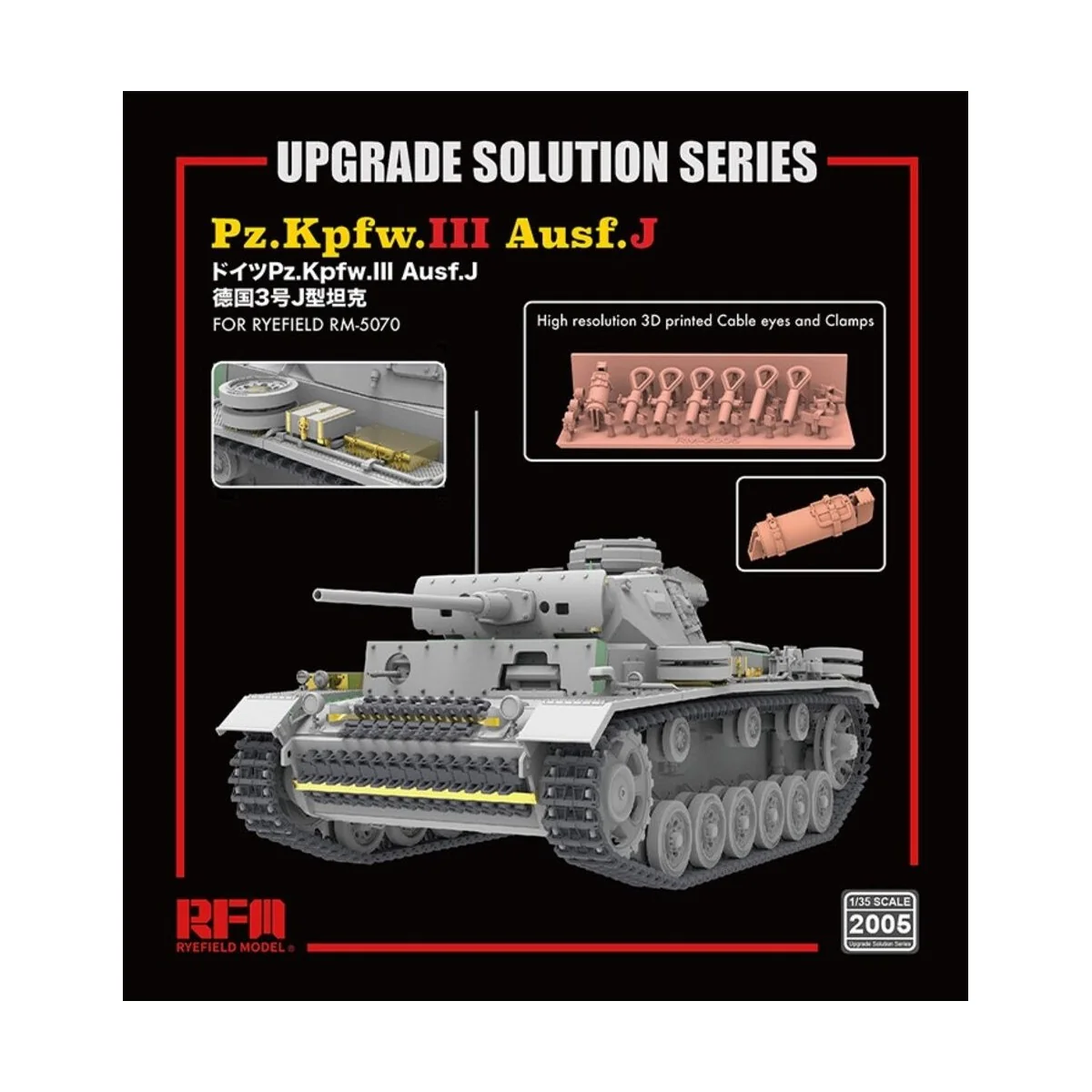 Upgrade set for 5070 Panzer III Ausf.J - Rye Field Model 2005