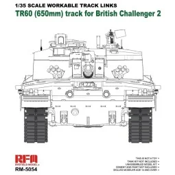 Workable track links for Challenger 2 - Rye Field Model 5054
