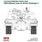 Workable track links for Challenger 2, 1/35 - Rye Field Model 5054