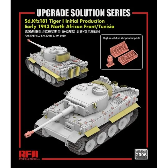Upgrade set for 5001 & 5050 Tiger I initial production, 1/35 - Rye ...