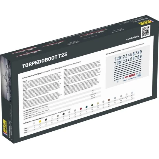 Torpedoboot T23, 1/400 - Heller 81011 Torpedoboot T23, 1/400 - Heller 81011