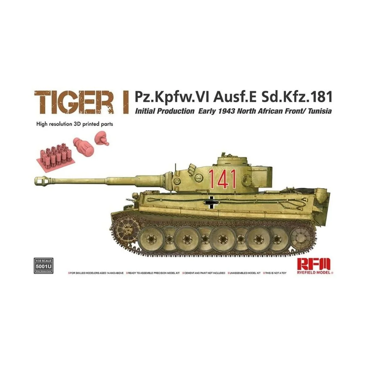 Tiger I initial production early 1943 without interior, 1/35 - Rye ... Tiger I initial production early 1943 without interior, 1/35 - Rye ...