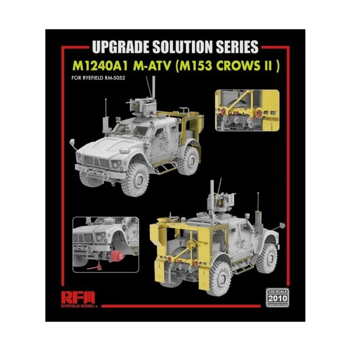 Upgrade set for 5052 M1240A1 M-ATV (M153 CROWS II ), 1/35 - Rye Fie...