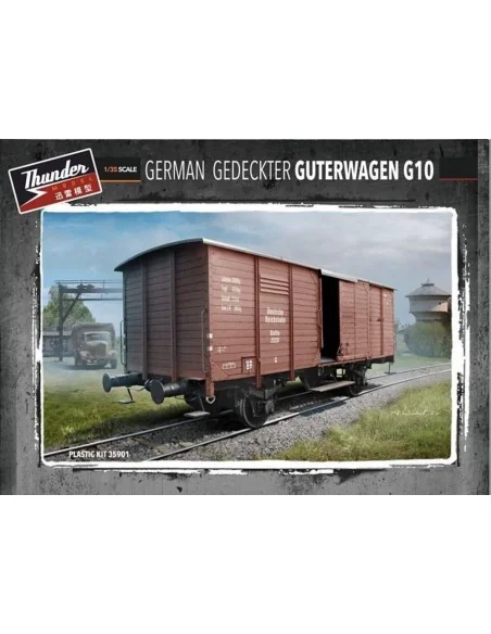 German Gedeckter Güterwagen G10, 1/35 - Thundermodels 35901