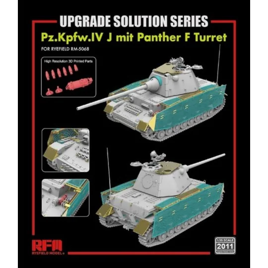 Upgrade set for 5068 Pz.Kpfw.IV J mit Panther F Turret, 1/35 - Rye ...