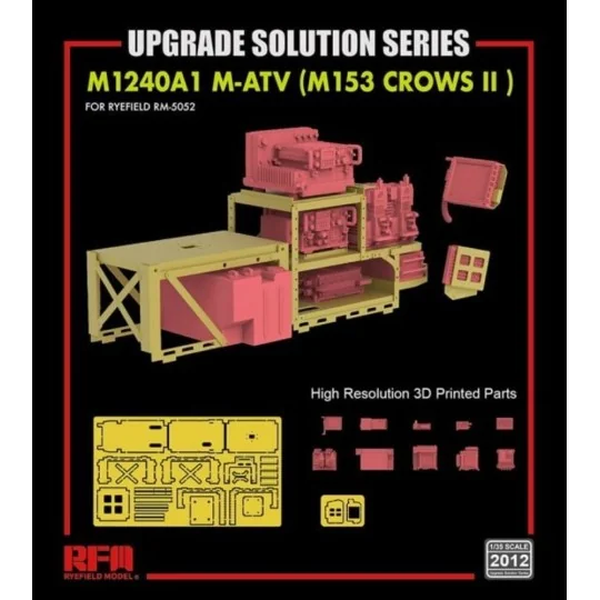 Upgrade set for 5052 M1240A1 M-ATV (M153 CROWS II ), 1/35 - Rye Fie...
