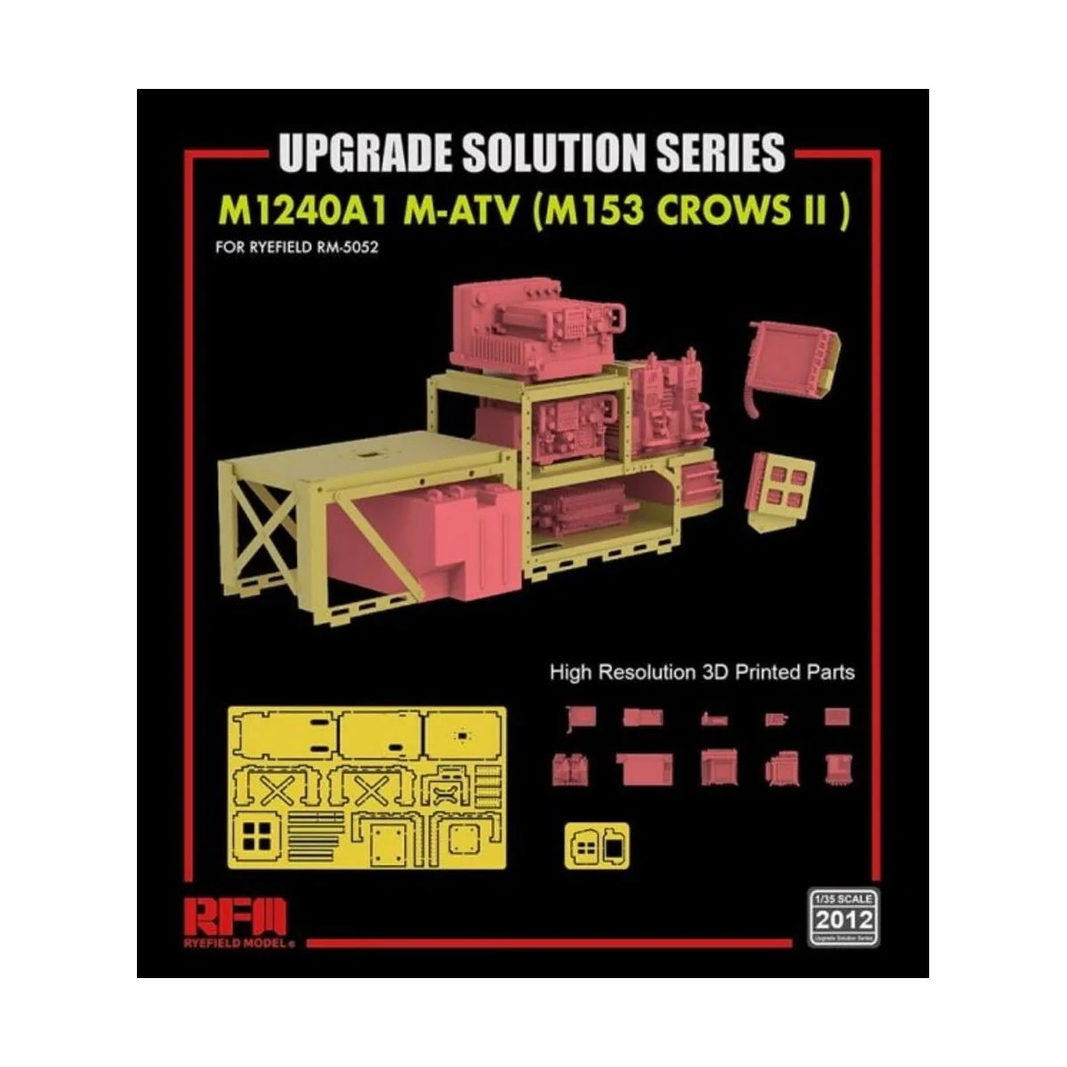 Upgrade set for 5052 M1240A1 M-ATV (M153 CROWS II ), 1/35 - Rye Fie...