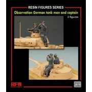 Observation German tank man and captain(2 resin figures), 1/35 - Ry...