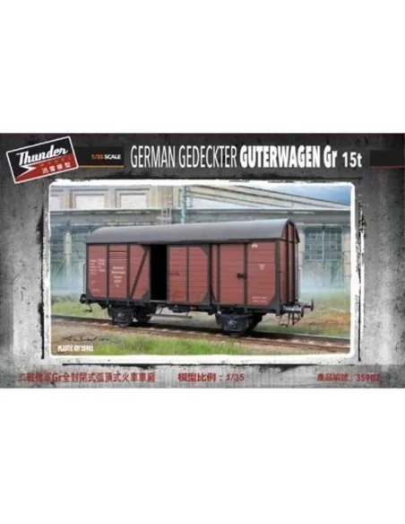 German Gedeckter Güterwagen Gr type 15t, 1/35 - Thundermodels 35902