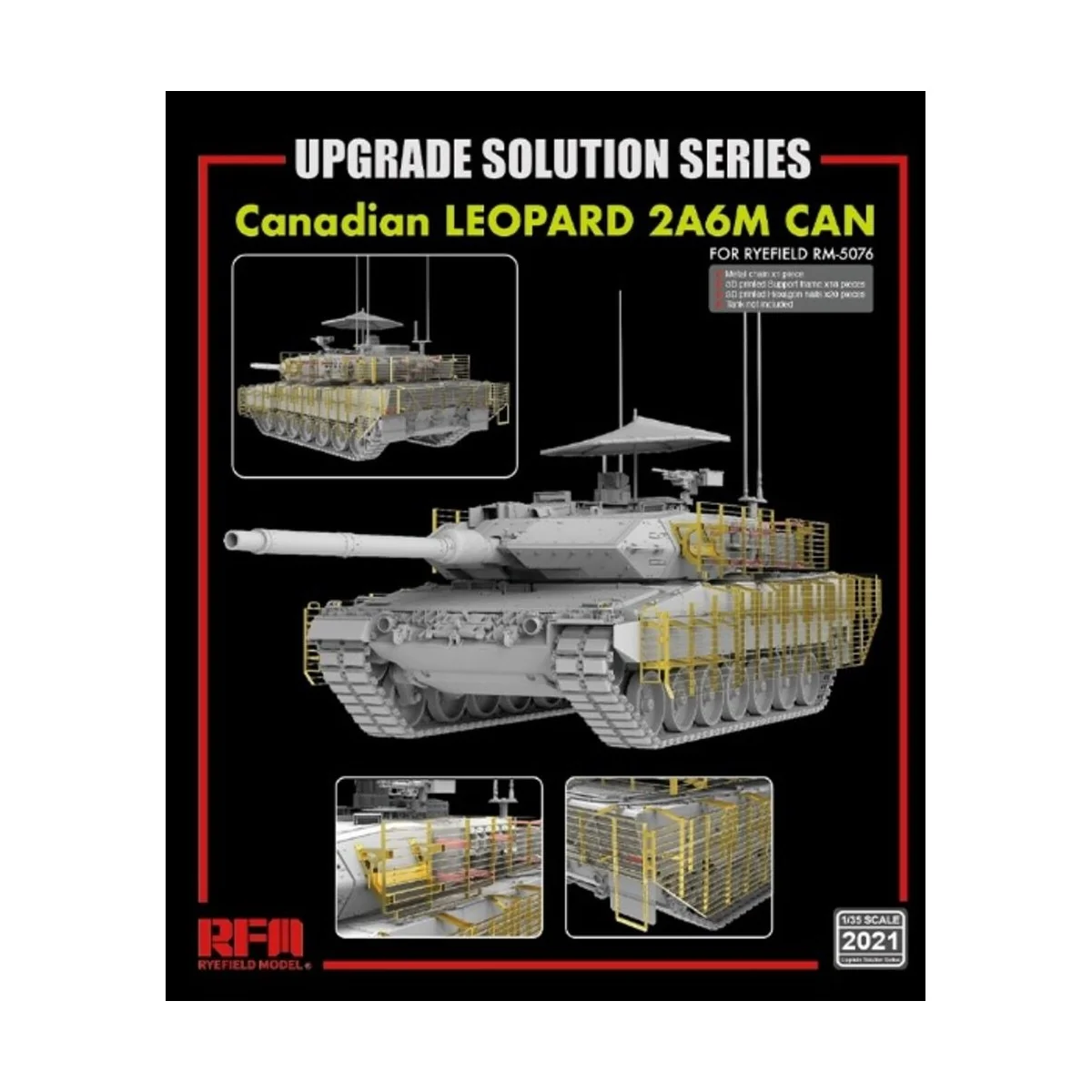 Upgrade set for 5076 Canadian LEOPARD 2A6M CAN, 1/35 - Rye Field Mo...