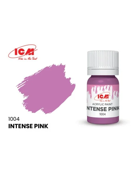 [NO_DESC] BASIC COLORS Intense Pink bottle 12 ml - ICM 1004